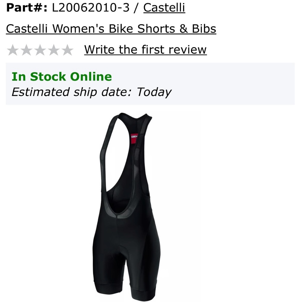 Prima bibshort new with tags